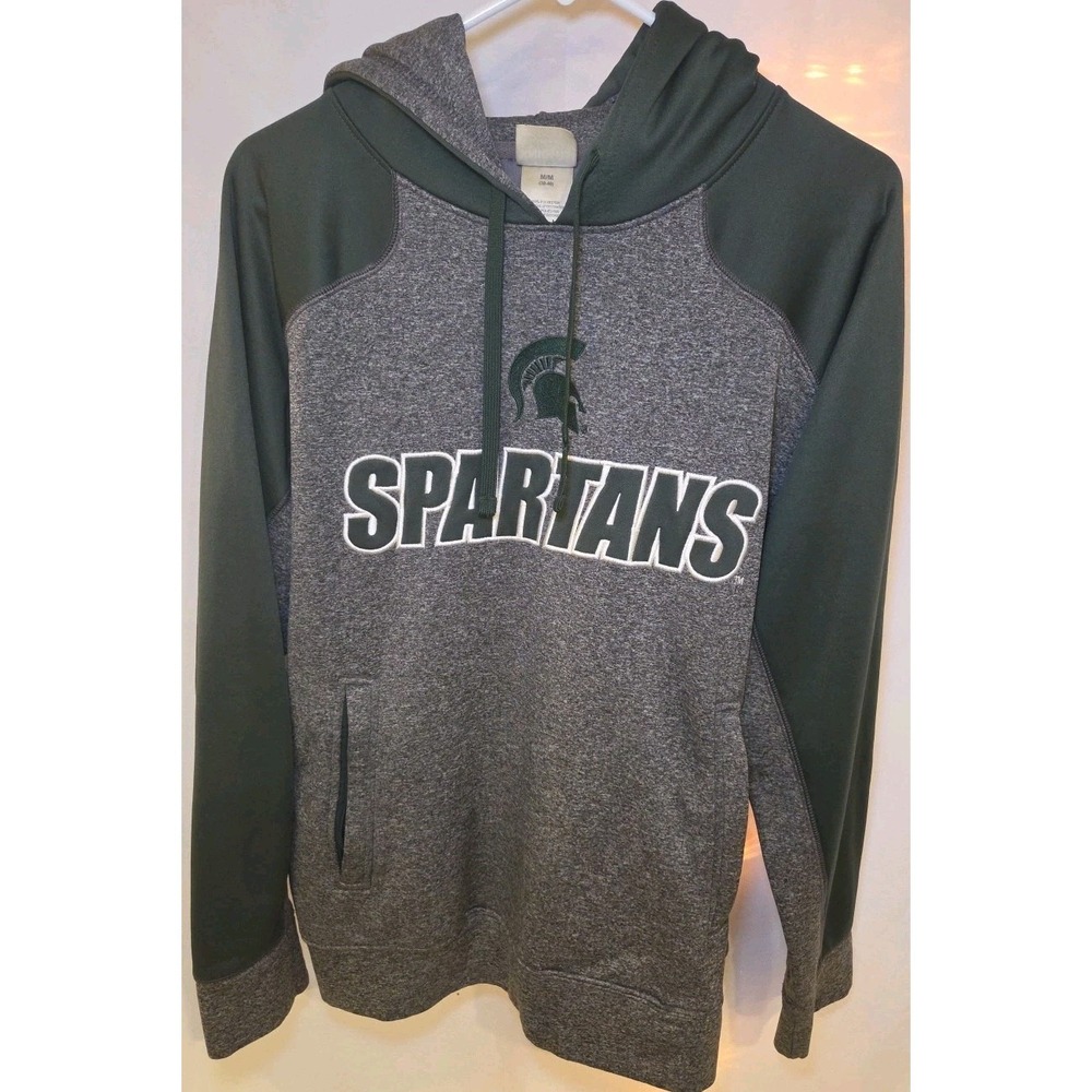 KA Knights Apparel Hoodie Mens M-‎ MSU Grey/Green